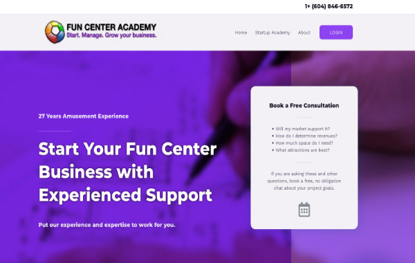 fun center academy - start your amusement business